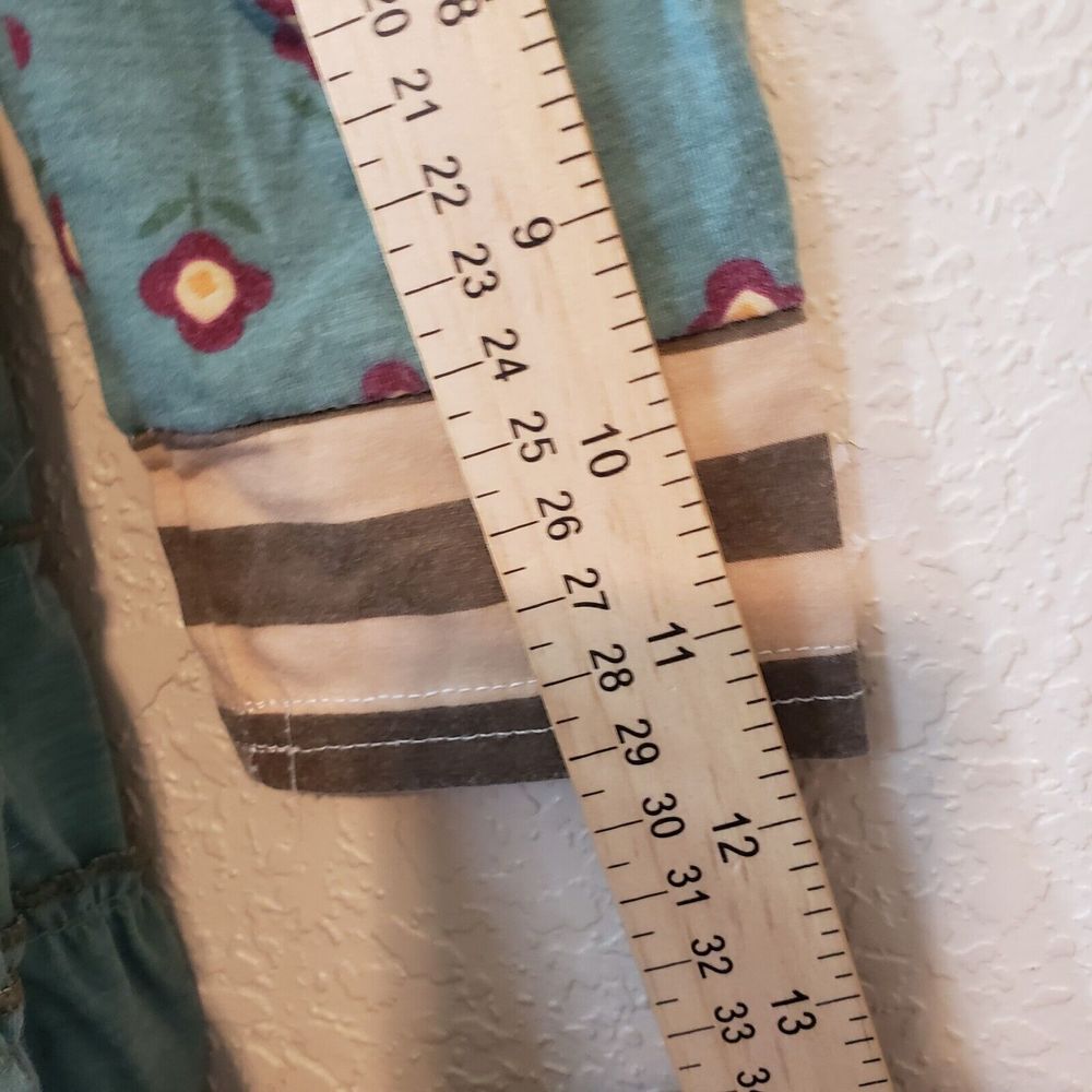 Conice Co 12 Month Girls Ruffled Mixed Media Dress XS - Picture 9 of 9